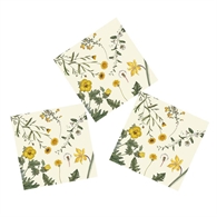 Koustrup & Co. Servietter - Flora Danica Yellow